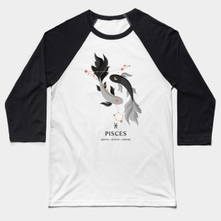 Pisces Constellation Zodiac Series Baseball T-Shirt